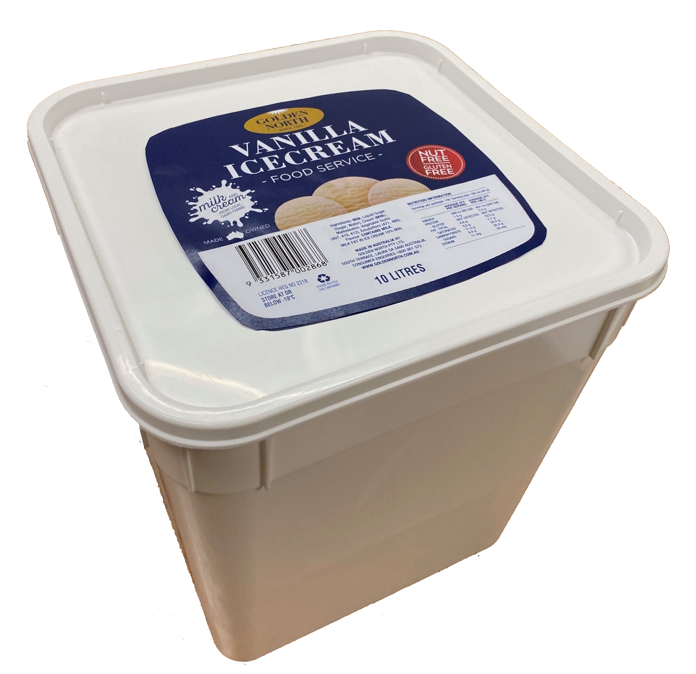 Vanilla Ice Cream 10L