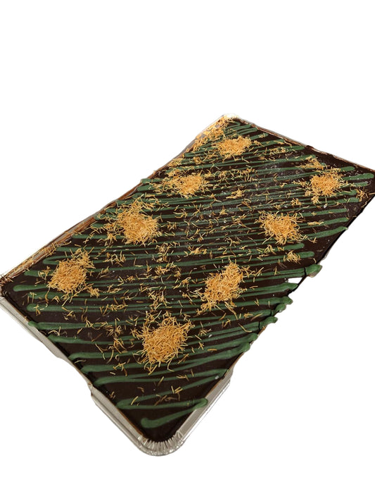 Dubai Chocolate Traybake