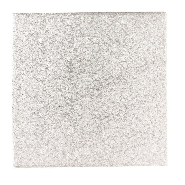 10" 12mm Square Drum Board Silver Single