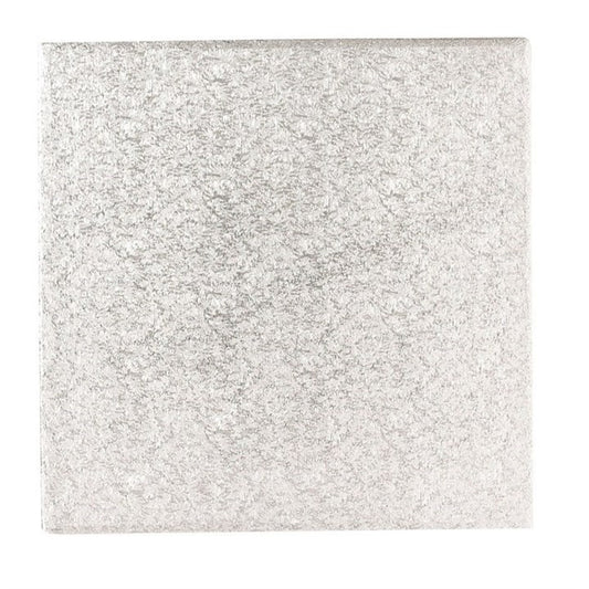 10" 12mm Square Drum Board Silver Single