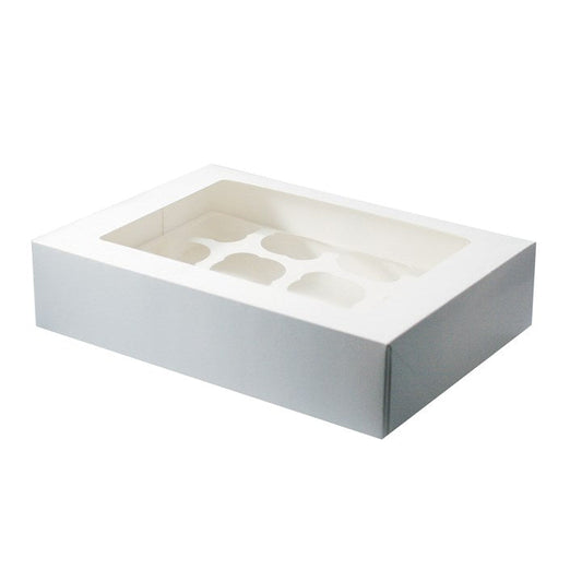 12 Cupcake Box - 25 Pack