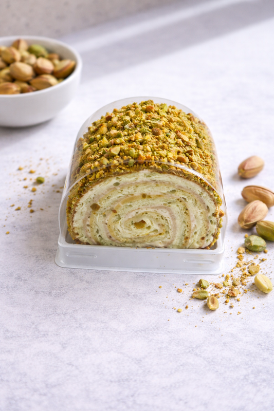 Pistachio SwissRoll-9pieces