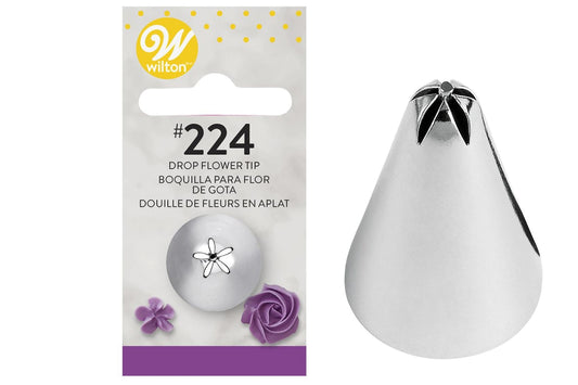 Wilton #224 - Drop Flower Tip