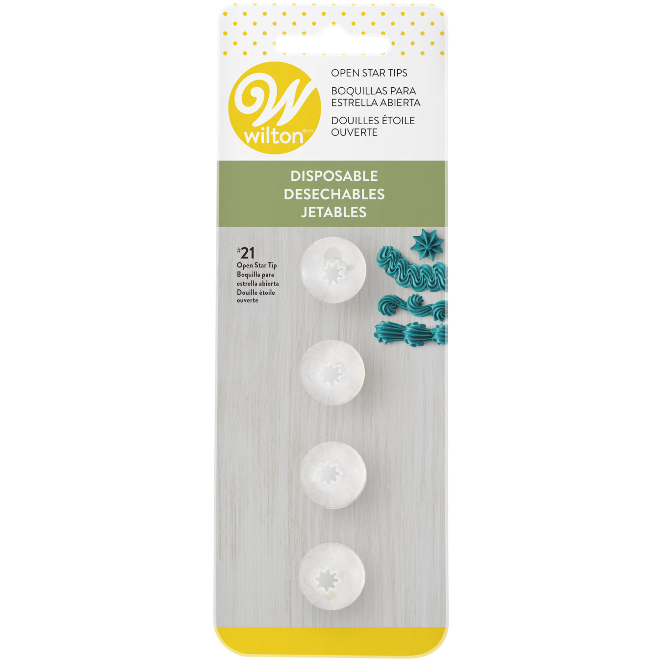 Wilton #21 - Disposable Tip Set of 4