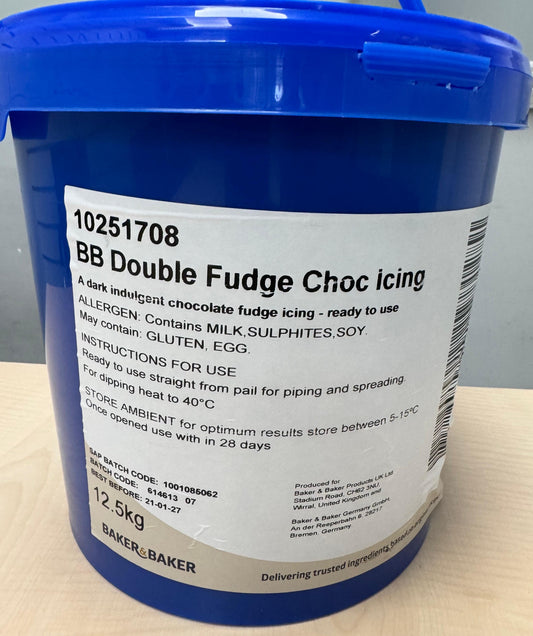 BB Double Fudge Choc icing 12.5kg