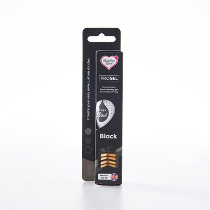 Rainbow Dust ProGel Food Colour Black 25g