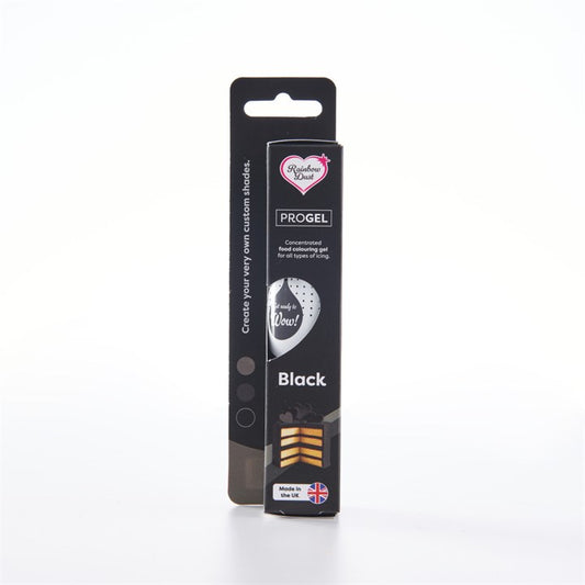 Rainbow Dust ProGel Food Colour Black 25g