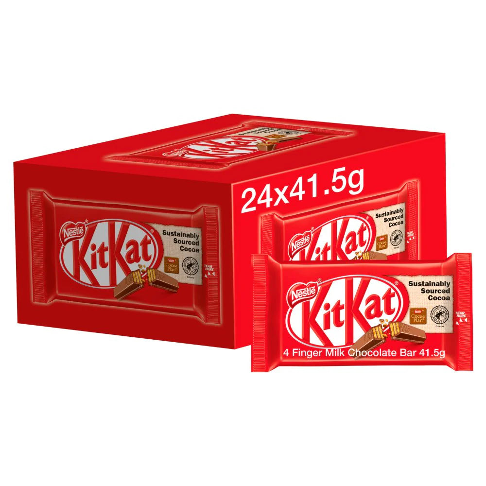 Box of 24 Kit Kat 4 Finger Milk Chocolate