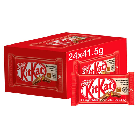 Box of 24 Kit Kat 4 Finger Milk Chocolate