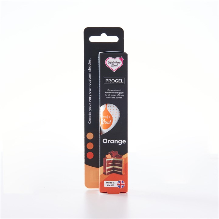 Rainbow Dust ProGel Food Colour Orange 25g