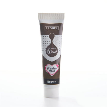 Rainbow Dust ProGel Food Colour Brown 25g