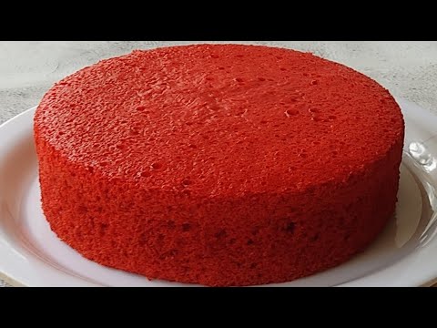 7" Red Velvet Round Cake Sponge