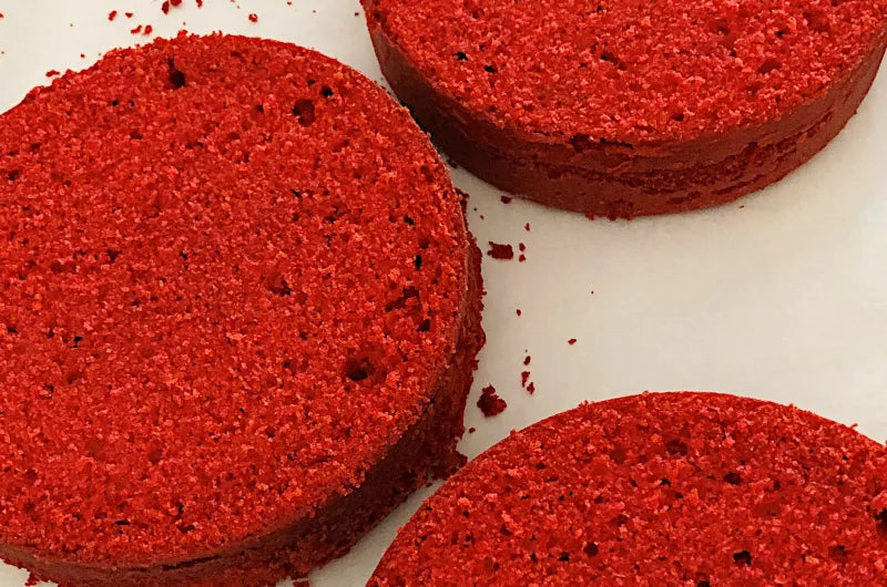 7" Red Velvet Round Cake Sponge