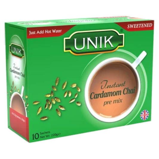 Unik Sweetened Cardamom Tea 10 x 220g