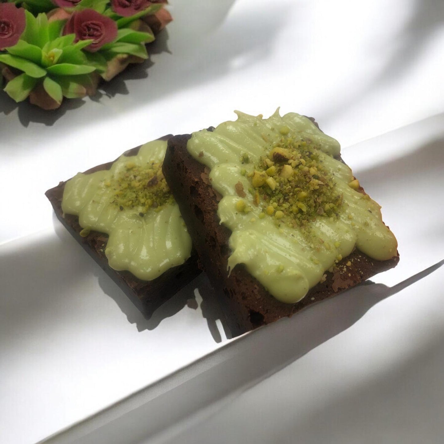 Pistachio Brownies ( Pack Of 15)