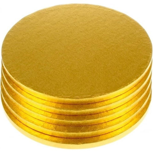 11" 12mm Round Drum Board Gold (Pk5)