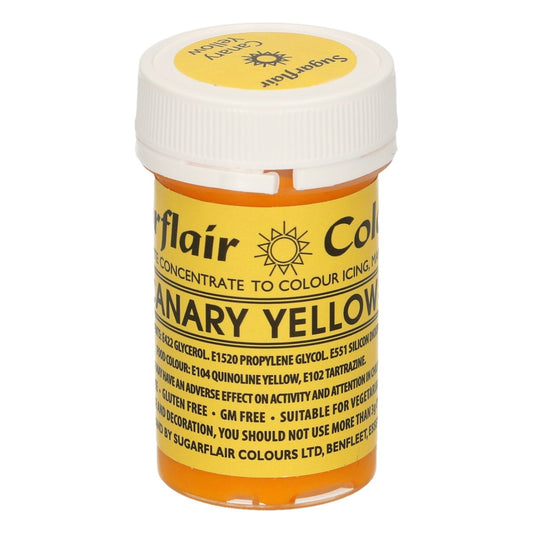 Canary Yellow Sugarflair Spectral Paste 25g