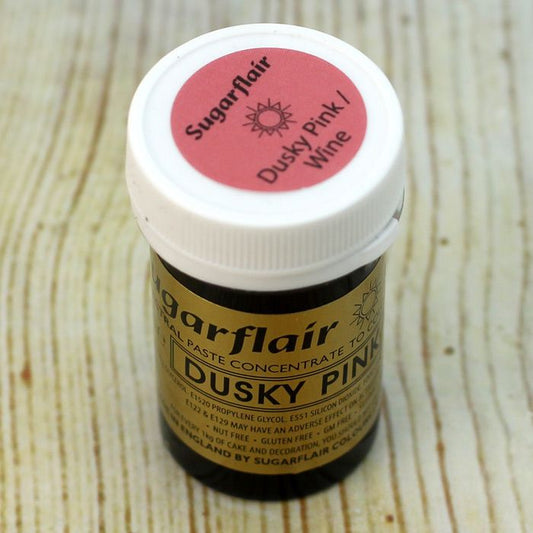 Dusky Pink/Wine Sugarflair Spectral Paste 25g