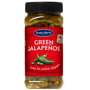 Green Sliced Jalapenos 1x500g