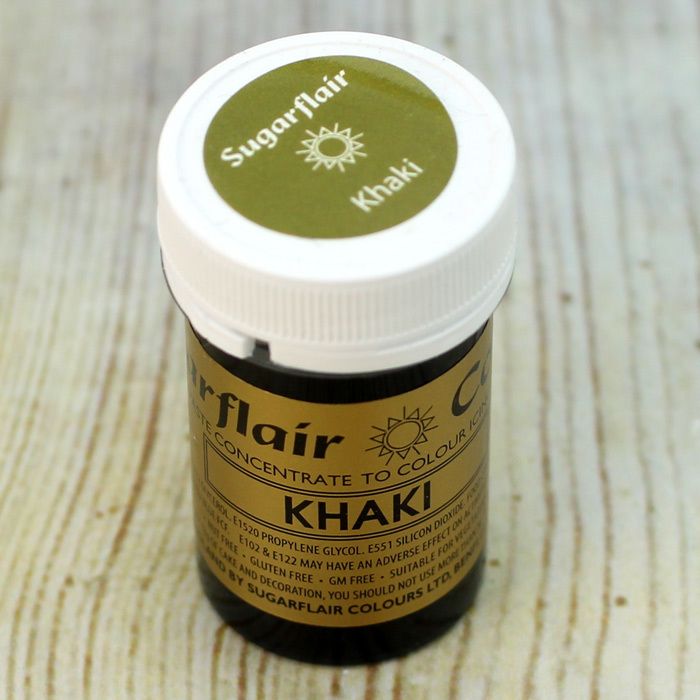 Khaki Sugarflair Spectral Paste 25g