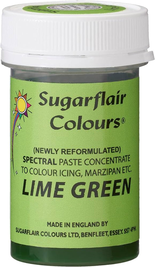 Lime Green Sugarflair Spectral Paste 25g