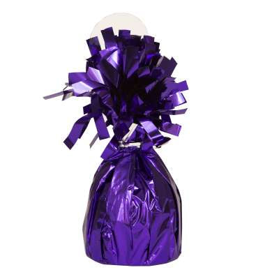 Purple Foil Balloon Weights (Pk6)