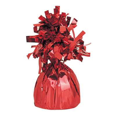 Red Foil Balloon Weights (Pk6)