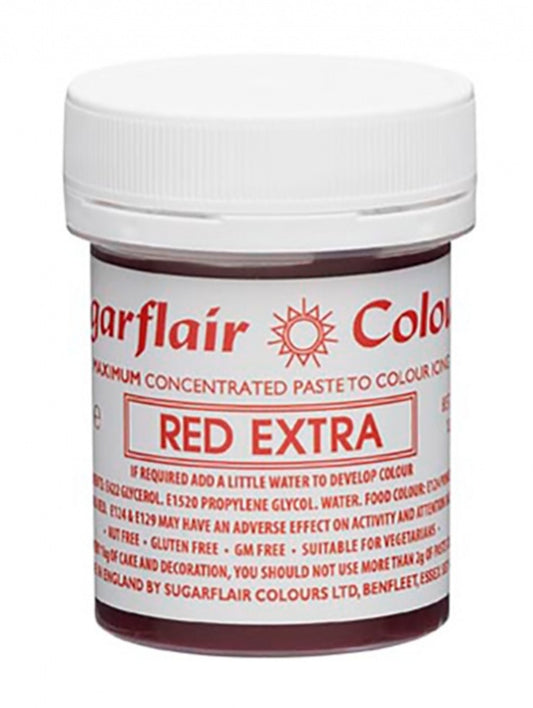 Red Extra Sugarflair Spectral Paste 42g