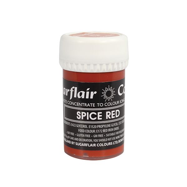 Spice Red Sugarflair Pastel Paste 25g