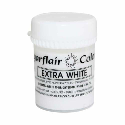 White Extra Sugarflair Spectral Paste 50g