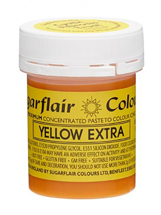 Yellow Extra Sugarflair Spectral Paste 42g