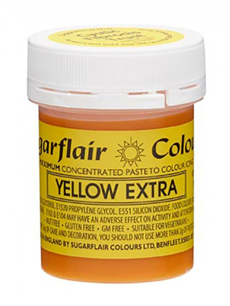 Yellow Extra Sugarflair Spectral Paste 42g